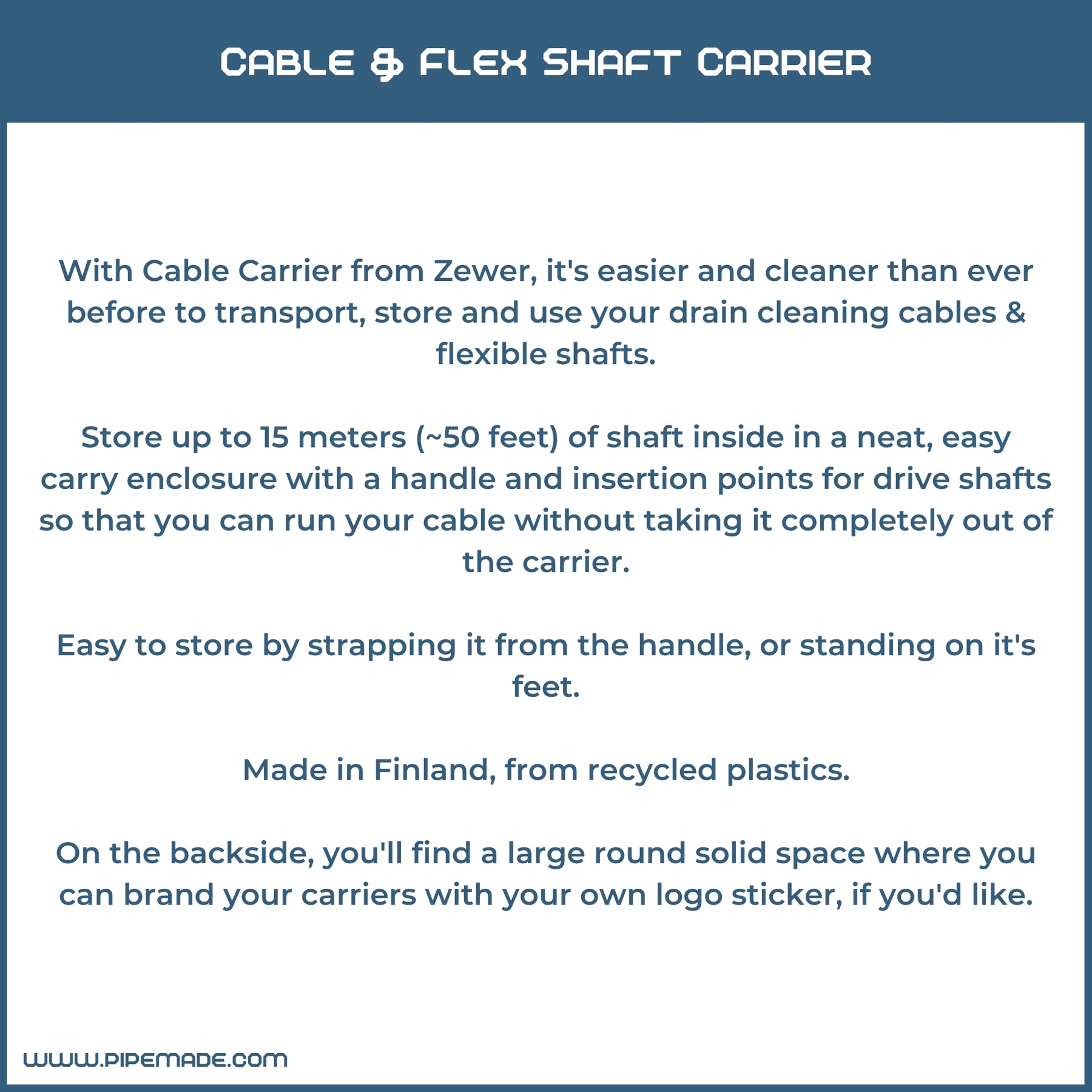 Cable & Flex Shaft Carrier