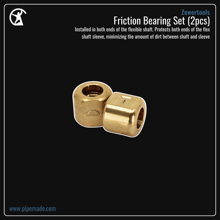 Informative Product image of Friction Bearing Set (2pcs) manufactured by Zewer | Drain Cleaning and Plumber Tool Store Pipemade.com