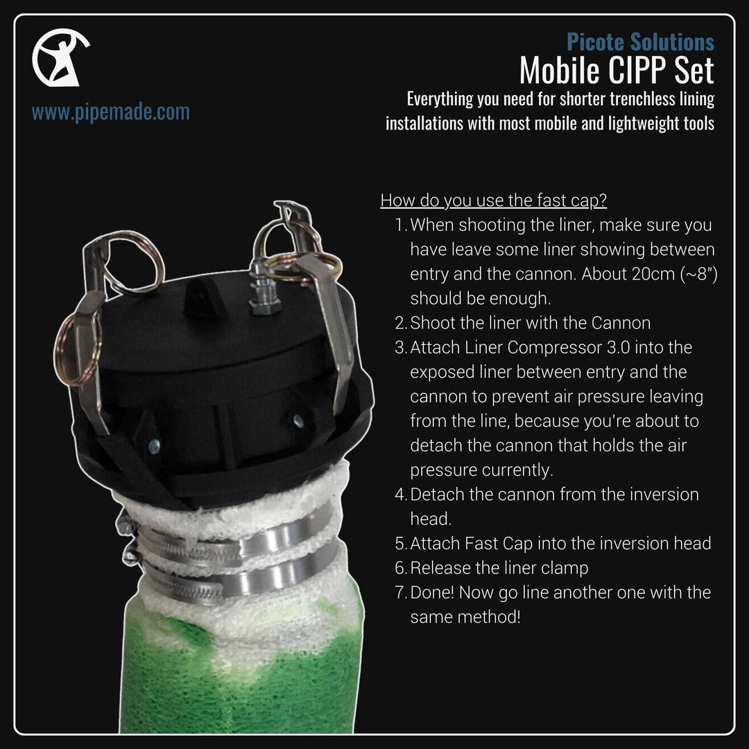 Informative Product image of Mobile CIPP Set manufactured by Picote Solutions | Drain Cleaning and Plumber Tool Store Pipemade.com