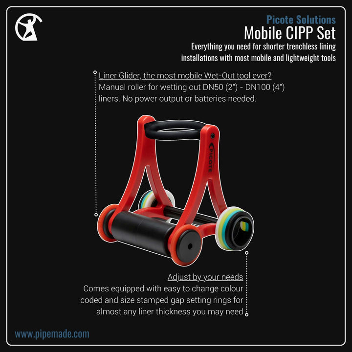 Informative Product image of Mobile CIPP Set manufactured by Picote Solutions | Drain Cleaning and Plumber Tool Store Pipemade.com