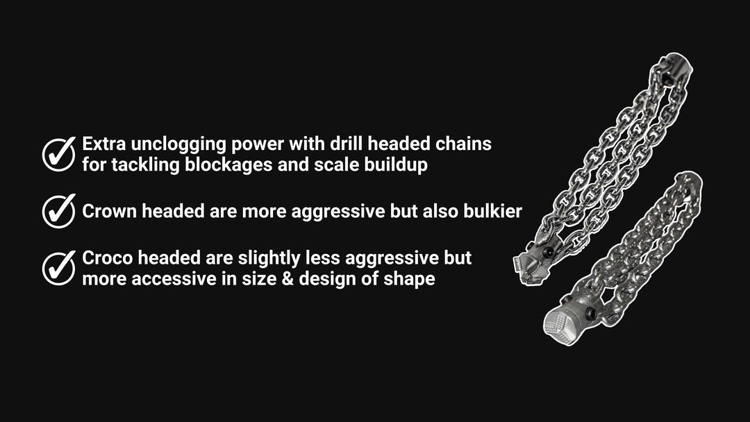 Light Duty Chain Knockers for PVC Drain Descaling | Pipemade.com ...