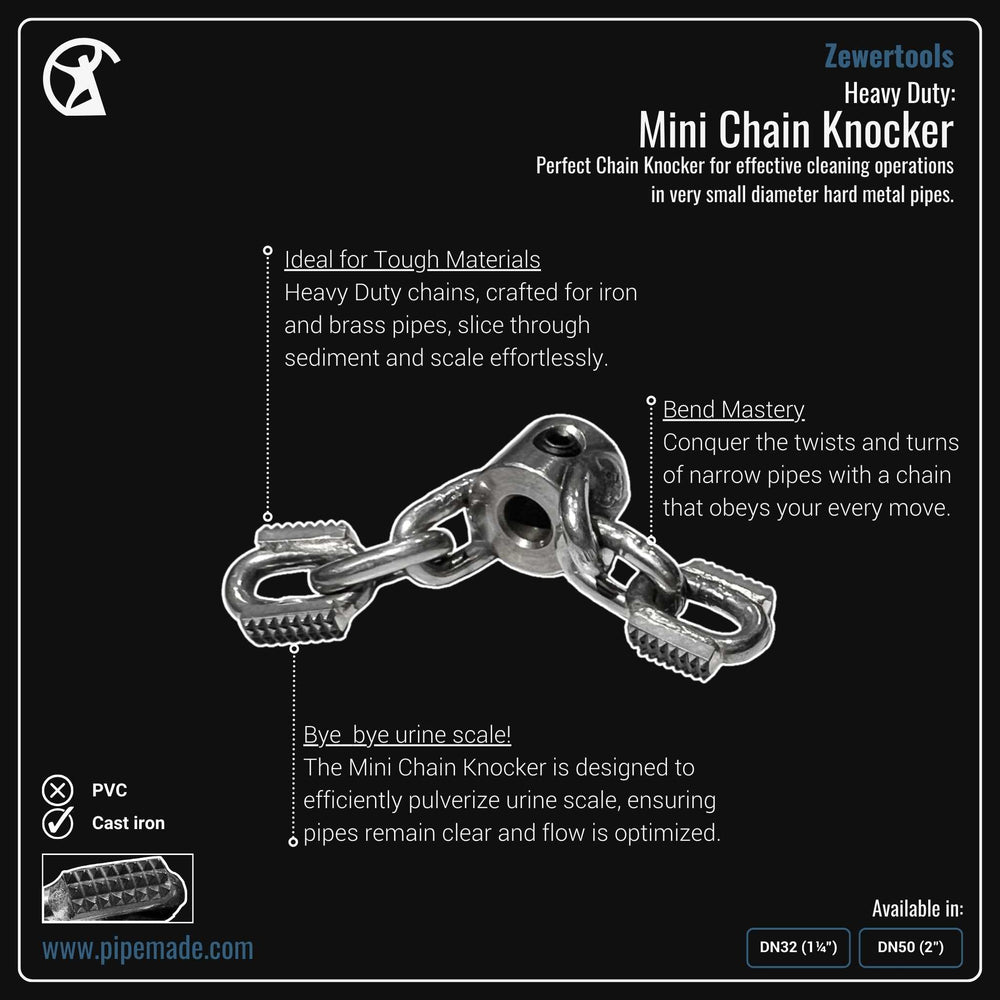 Heavy Duty Chain Knockers: Durable and Powerful Drain Cleaning Chain ...