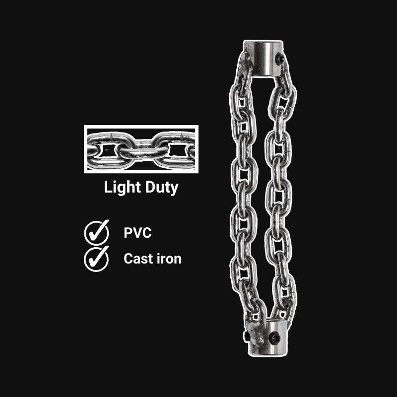 Light Duty Chain Knockers for PVC Drain Descaling | Pipemade.com ...