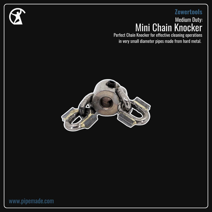 Informative Product image of Medium Duty: Mini Chain Knocker manufactured by Zewer | Drain Cleaning and Plumber Tool Store Pipemade.com