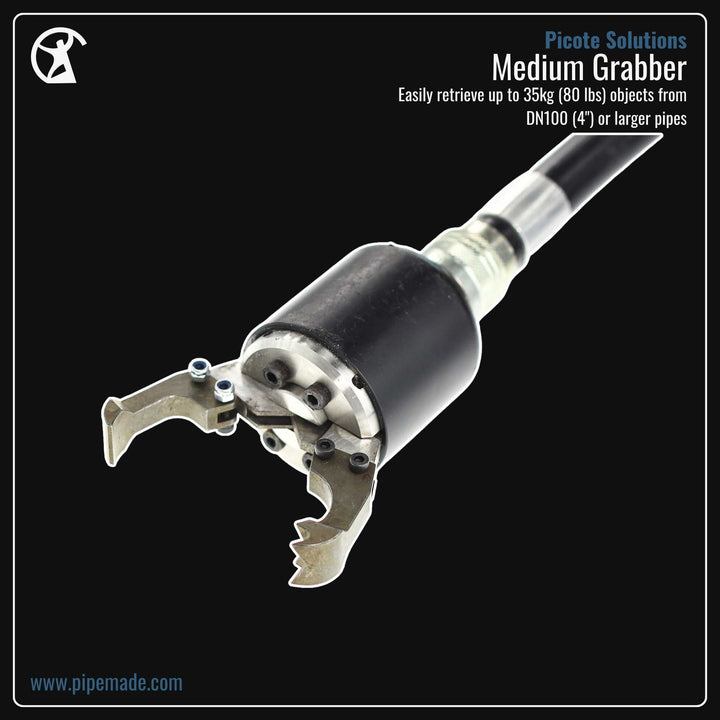 Informative Product image of Medium Grabber manufactured by Picote Solutions | Drain Cleaning and Plumber Tool Store Pipemade.com