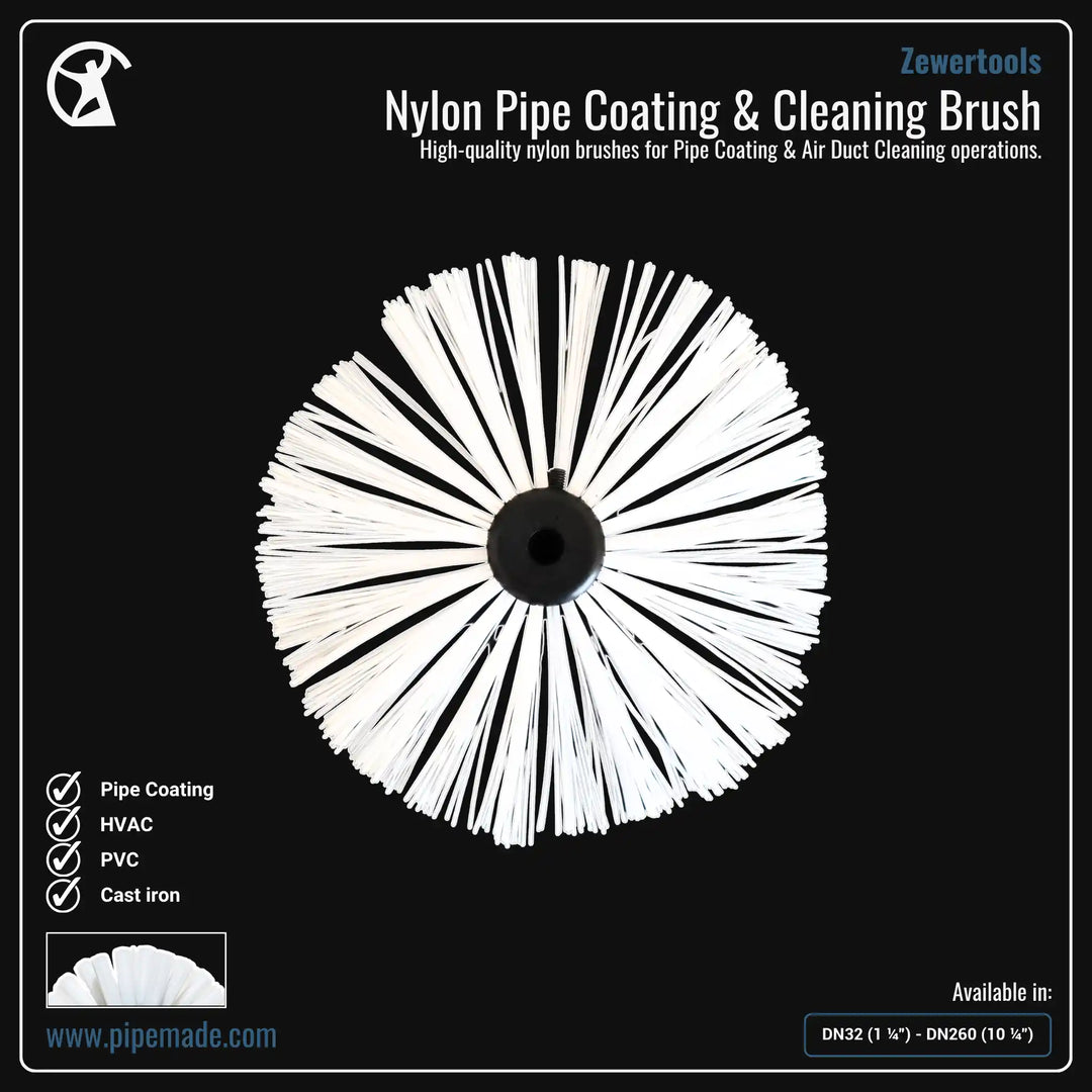Nylon Pipe Coating & Cleaning Brush