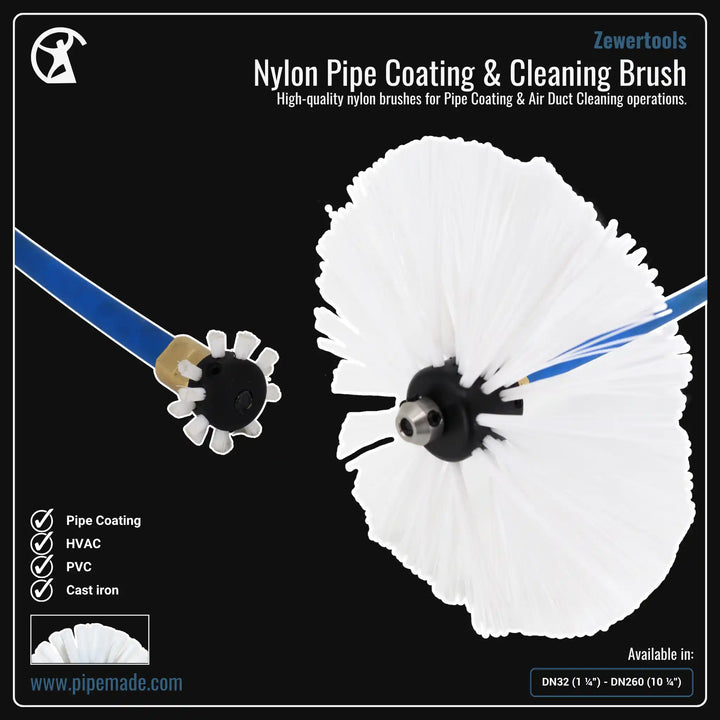 Nylon Pipe Coating & Cleaning Brush