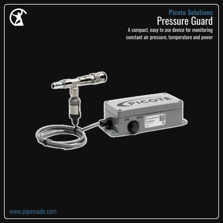 Informative Product image of Pressure Guard manufactured by Picote Solutions | Drain Cleaning and Plumber Tool Store Pipemade.com