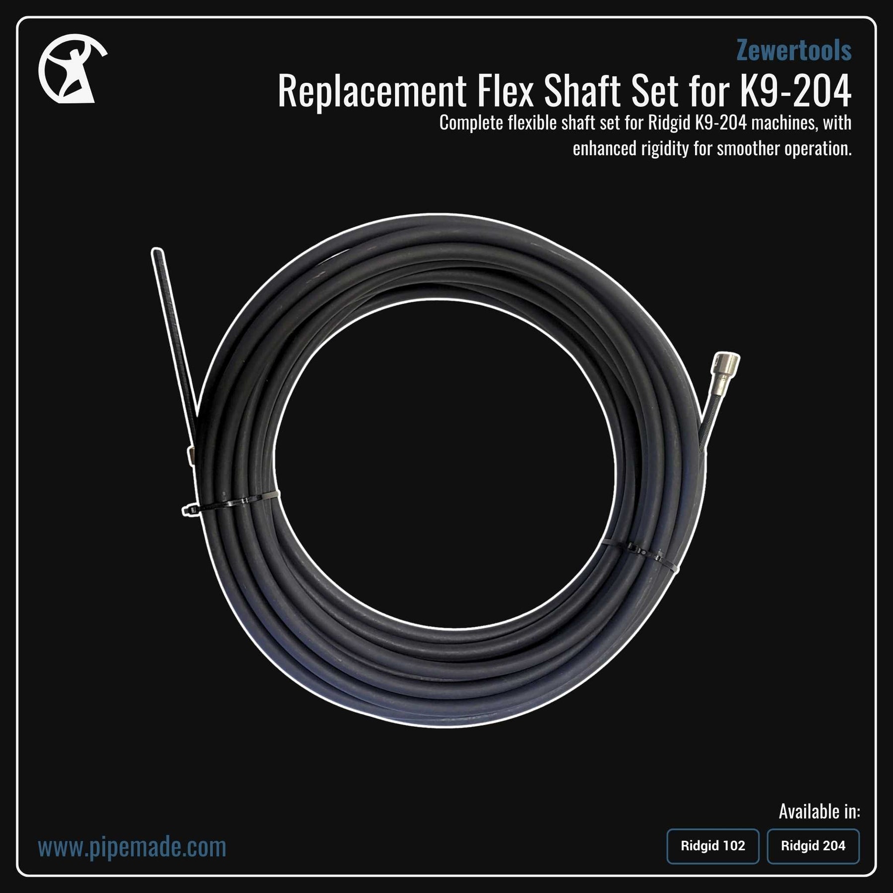 Shaft Set Replacement Flex Shaft Set for K9-204 | Pipemade.com – Pipemade.com ...