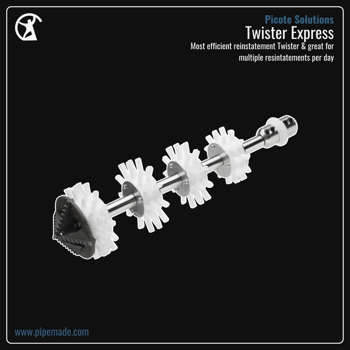 Informative Product image of Twister Express manufactured by Picote Solutions | Drain Cleaning and Plumber Tool Store Pipemade.com