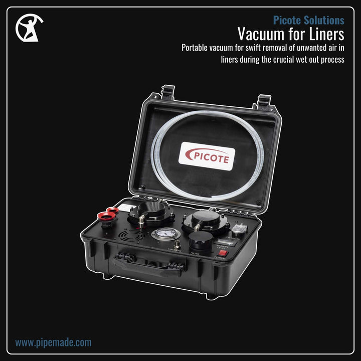 Informative Product image of Vacuum for Liners manufactured by Picote Solutions | Drain Cleaning and Plumber Tool Store Pipemade.com