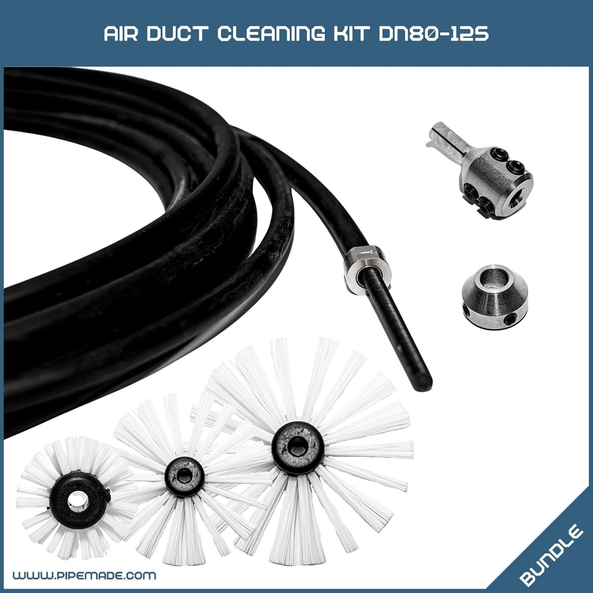 Air Duct Cleaning Kit DN80-125 | Cleaning Chains | Zewer | air-duct-cleaning-kit-dn80-125