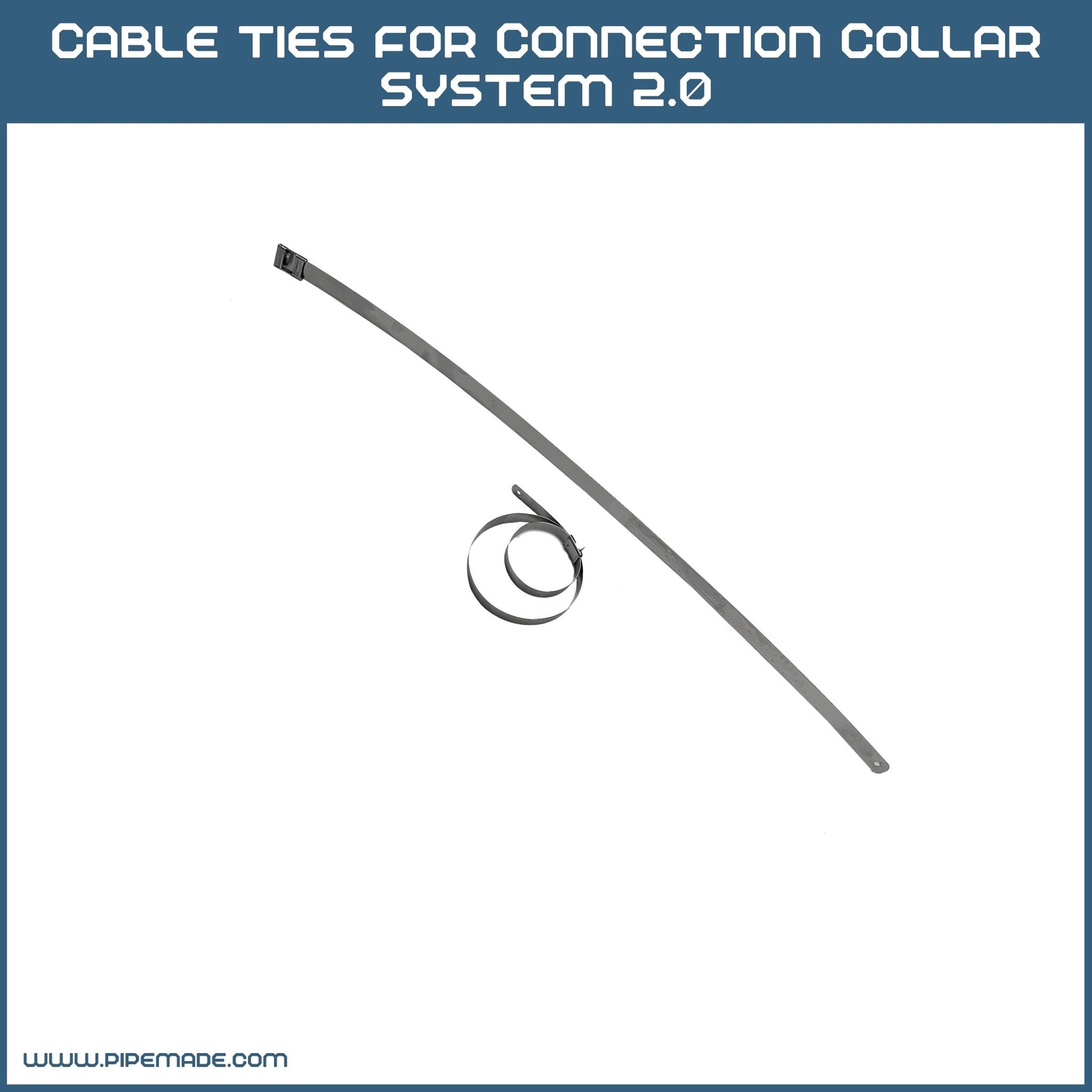 Cable ties for Connection Collar System 2.0 | CIPP Lining Tools | Picote Solutions | picote-cable-tie