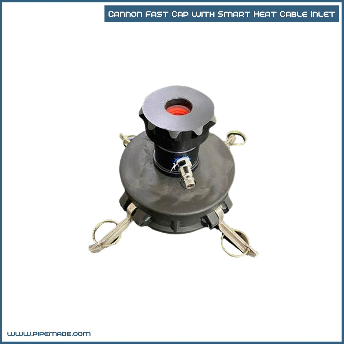 Cannon Fast Cap with Smart Heat Cable Inlet | CIPP Lining Tools | Picote Solutions | picote-cannon-fast-cap