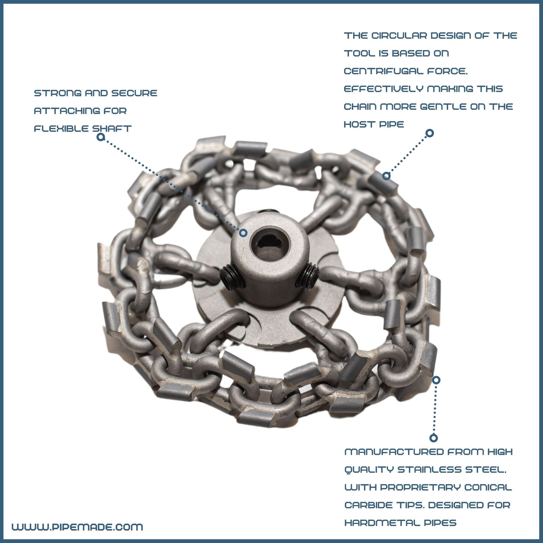 Circular Chain (Cast Iron & Clay Pipes)