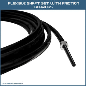 Flexible Shaft Set With Friction Bearings | Ready to use cables | Zewer | zewer-flexible-shaft-set-with-friction-bearings