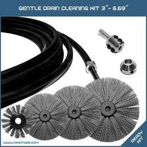 Gentle Drain Cleaning Kit DN75 (3″) - DN170 (6.69″)