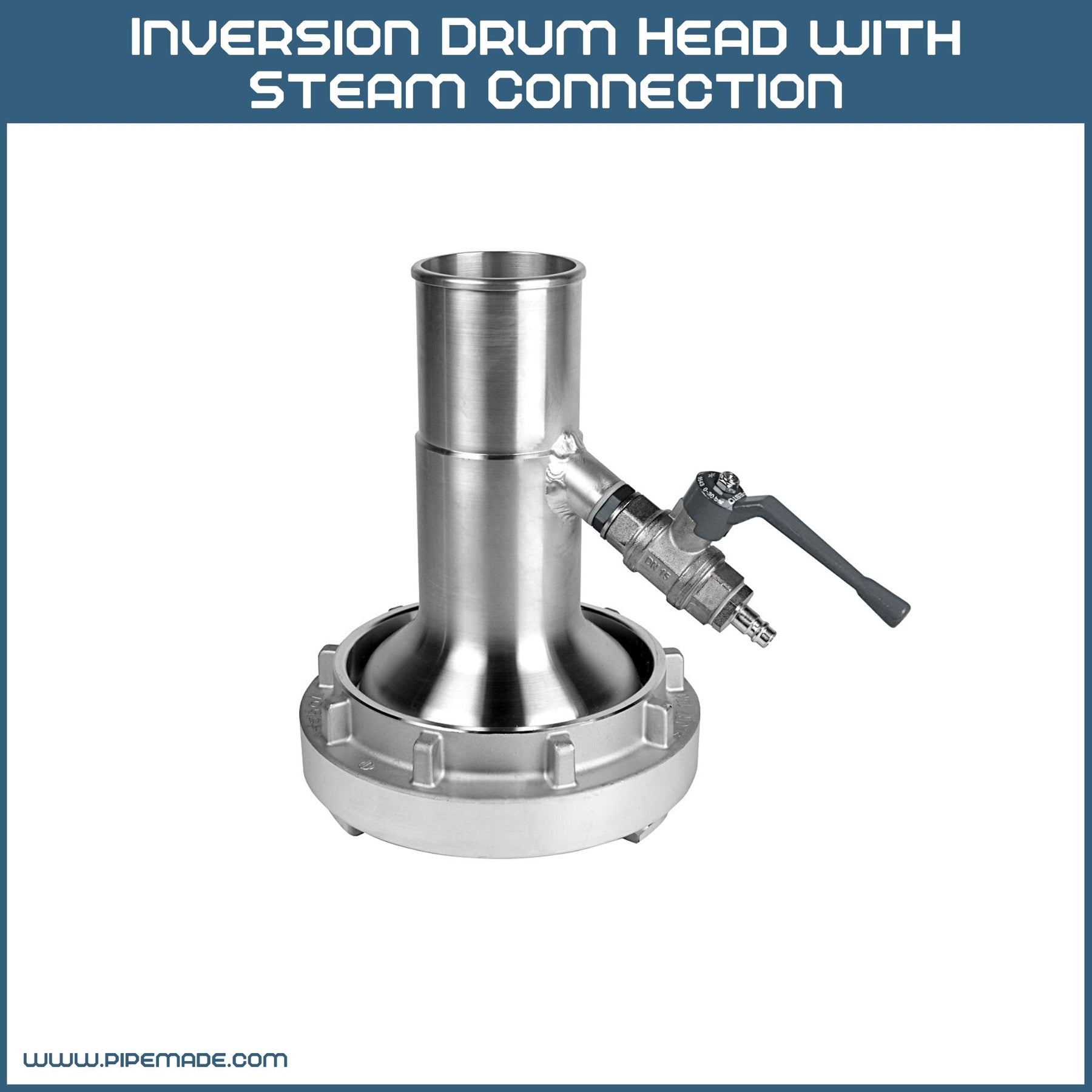 Inversion Drum Head with Steam Connection | CIPP Lining Tools | Picote Solutions | picote-inversion-head-with-steam-connection
