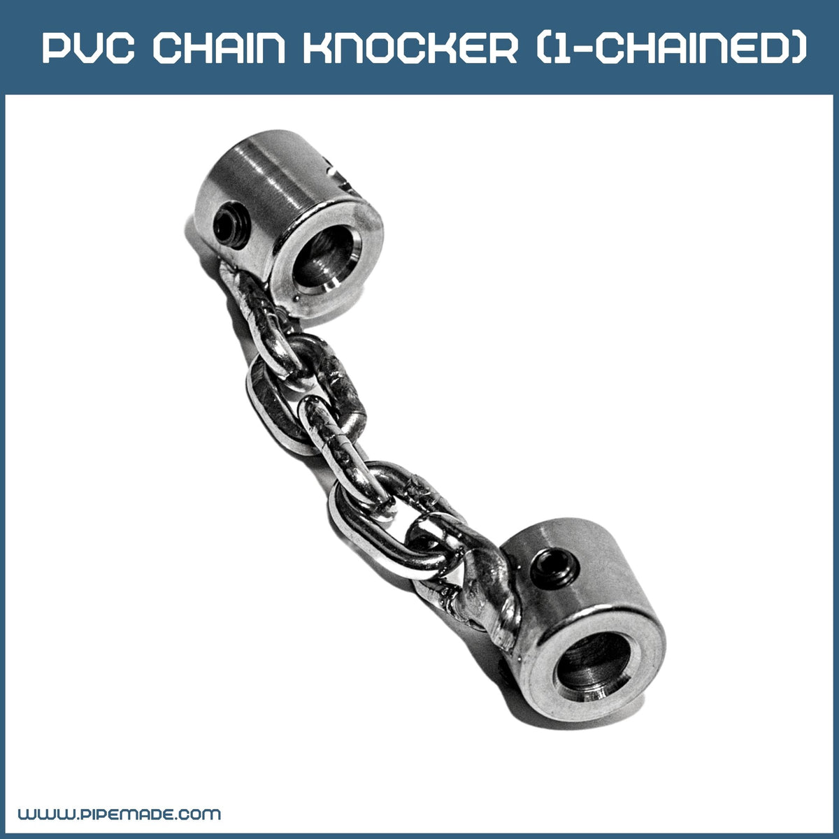 PVC Chain Knocker (1-Chained) | Plain Chain Knockers. Cleaning Chains | Zewer | zewer-plain-chain-knocker-1-chained