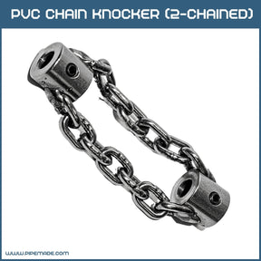 PVC Chain Knocker (2-Chained) | Plain Chain Knockers. Cleaning Chains | Zewer | zewer-plain-chain-knocker-2-chained