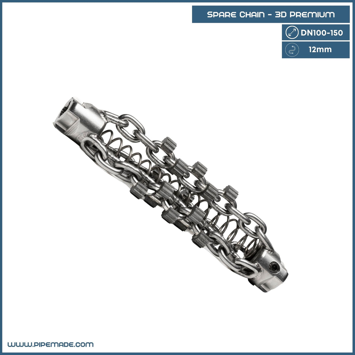 Spare Chain - 3D Premium | Cleaning Chains | Picote Solutions | picote-spare-chain-3d-premium
