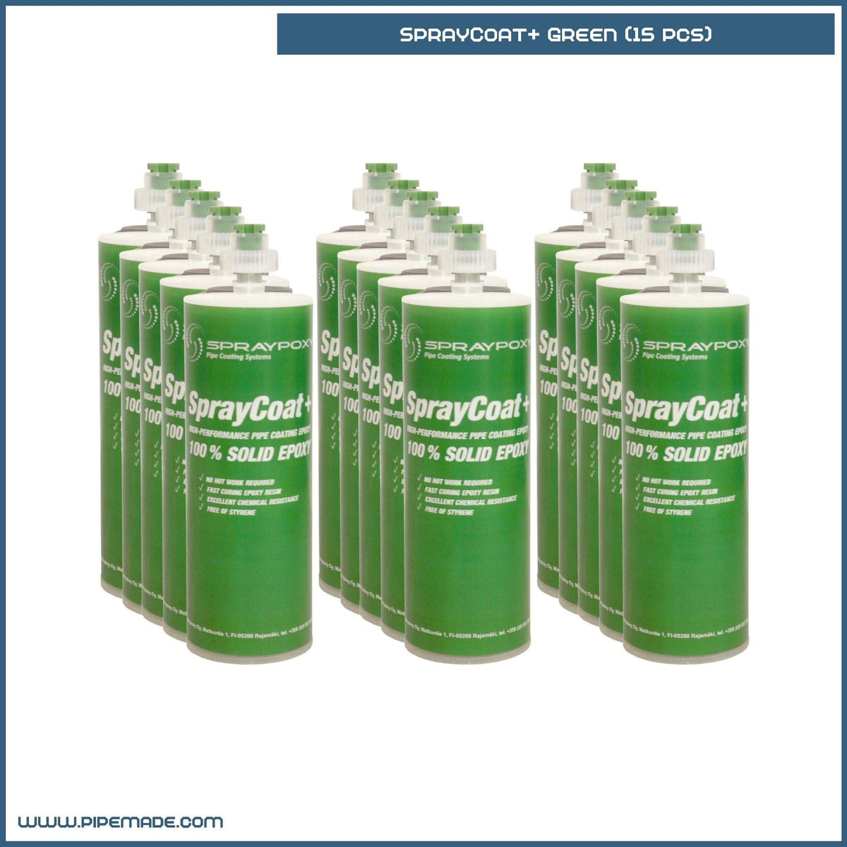 SprayCoat+ Green (15 pcs) | Drain Liners | Spraypoxy | spraycoat-green-15-pcs