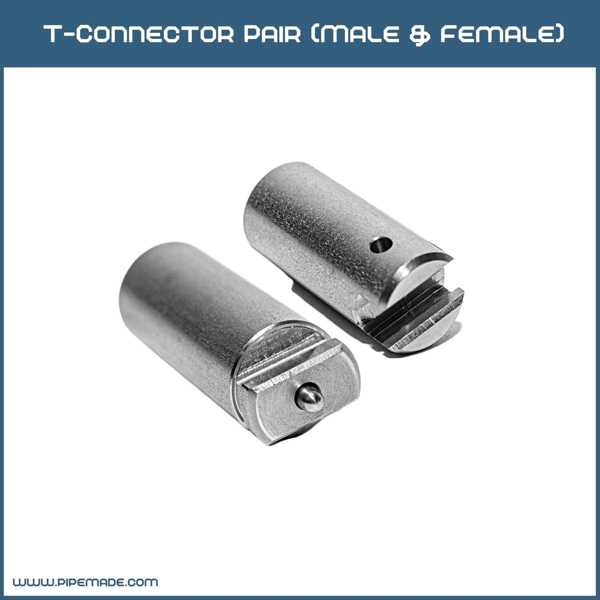 T-Connector Pair (Male & Female)