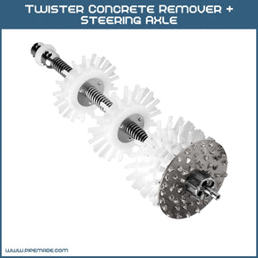 Twister Concrete Remover + Steering Axle | Twister Concrete & Liner Removers | Picote Solutions | picote-twister-concrete-remover-steering-axle