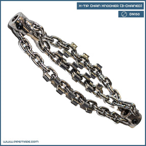 X-Tip Chain Knocker (3-Chained) | X-tip Chain Knockers. Cleaning Chains | Zewer | zewer-x-tip-chain-knocker-3-chained